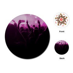 Music Concert Scene Playing Cards Single Design (round) by dflcprintsclothing