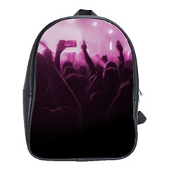 Music Concert Scene School Bag (large) by dflcprintsclothing