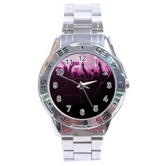 Music Concert Scene Stainless Steel Analogue Watch by dflcprintsclothing