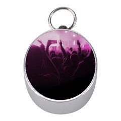 Music Concert Scene Mini Silver Compasses by dflcprintsclothing