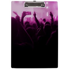 Music Concert Scene A4 Clipboard by dflcprintsclothing