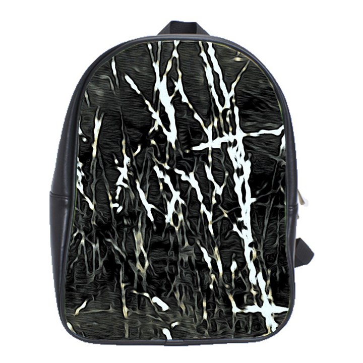 Abstract light games 3 School Bag (Large)