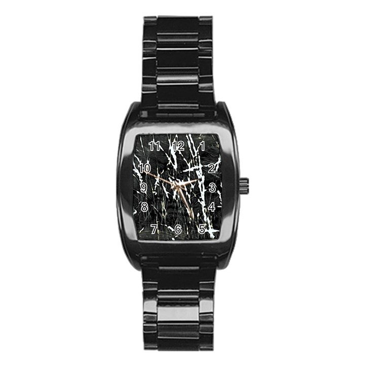 Abstract light games 3 Stainless Steel Barrel Watch