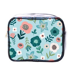 Flower Mini Toiletries Bag (one Side) by zappwaits