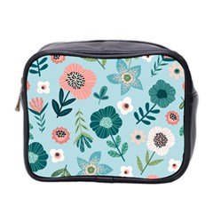 Flower Mini Toiletries Bag (two Sides) by zappwaits