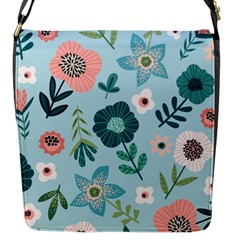 Flower Flap Closure Messenger Bag (s) by zappwaits