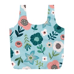 Flower Full Print Recycle Bag (l) by zappwaits