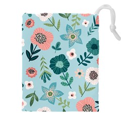 Flower Drawstring Pouch (4xl) by zappwaits