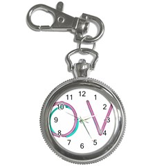 Pop Art Neon Love Sign Key Chain Watches by essentialimage365