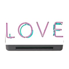 Pop Art Neon Love Sign Memory Card Reader With Cf by essentialimage365