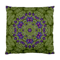 Retro And Tropical Paradise Artwork Standard Cushion Case (one Side) by pepitasart