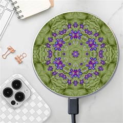 Retro And Tropical Paradise Artwork Wireless Charger