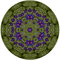 Retro And Tropical Paradise Artwork Uv Print Round Tile Coaster