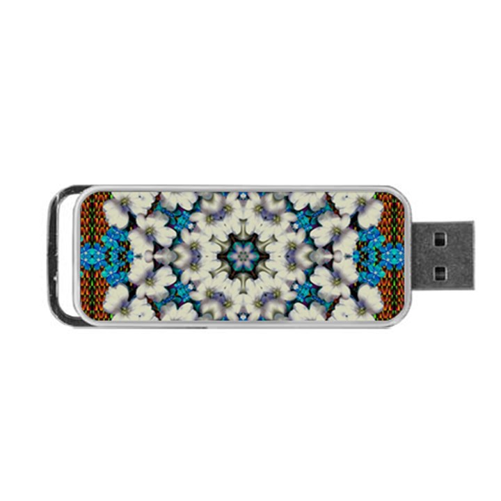 Paradise Flowers And Candle Light Portable USB Flash (Two Sides)