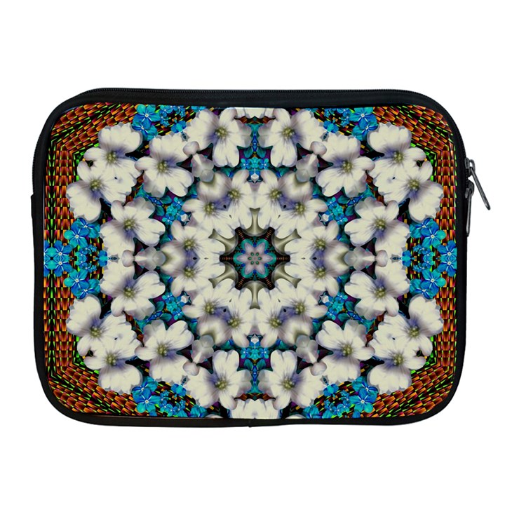 Paradise Flowers And Candle Light Apple iPad 2/3/4 Zipper Cases