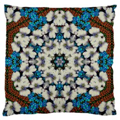 Paradise Flowers And Candle Light Standard Flano Cushion Case (two Sides) by pepitasart