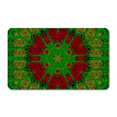 Peacock Lace So Tropical Magnet (rectangular) by pepitasart