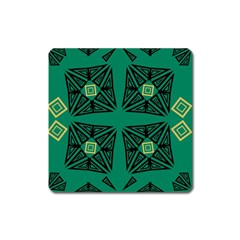 Abstract Pattern Geometric Backgrounds   Square Magnet by Eskimos