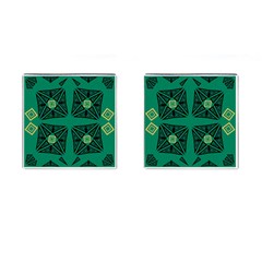 Abstract Pattern Geometric Backgrounds   Cufflinks (square) by Eskimos