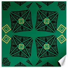 Abstract Pattern Geometric Backgrounds   Canvas 12  X 12  by Eskimos