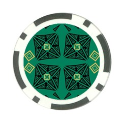 Abstract Pattern Geometric Backgrounds   Poker Chip Card Guard by Eskimos