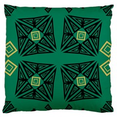 Abstract Pattern Geometric Backgrounds   Large Cushion Case (one Side) by Eskimos