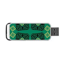 Abstract Pattern Geometric Backgrounds   Portable Usb Flash (two Sides) by Eskimos