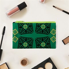 Abstract Pattern Geometric Backgrounds   Cosmetic Bag (xs) by Eskimos