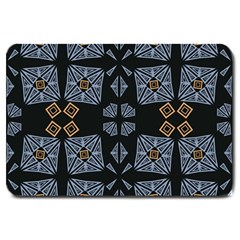 Abstract Pattern Geometric Backgrounds   Large Doormat  by Eskimos