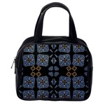 Abstract pattern geometric backgrounds   Classic Handbag (Two Sides) Back