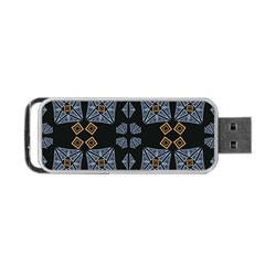 Abstract Pattern Geometric Backgrounds   Portable Usb Flash (one Side) by Eskimos