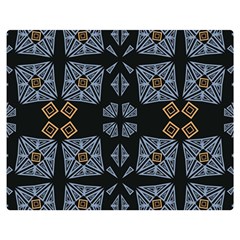 Abstract Pattern Geometric Backgrounds   Double Sided Flano Blanket (medium)  by Eskimos