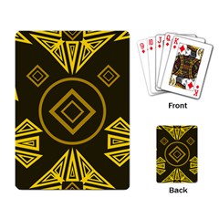 Abstract Pattern Geometric Backgrounds   Playing Cards Single Design (rectangle) by Eskimos