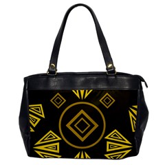 Abstract Pattern Geometric Backgrounds   Oversize Office Handbag by Eskimos