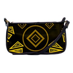 Abstract Pattern Geometric Backgrounds   Shoulder Clutch Bag by Eskimos