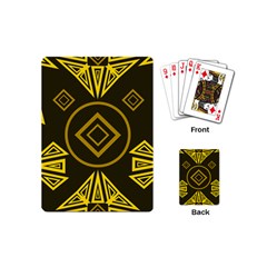 Abstract Pattern Geometric Backgrounds   Playing Cards Single Design (mini) by Eskimos