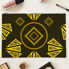 Abstract Pattern Geometric Backgrounds   Cosmetic Bag (xxl) by Eskimos