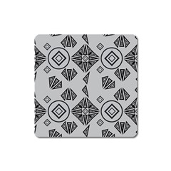 Abstract Pattern Geometric Backgrounds   Square Magnet by Eskimos