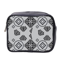 Abstract Pattern Geometric Backgrounds   Mini Toiletries Bag (two Sides) by Eskimos