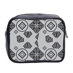 Abstract pattern geometric backgrounds   Mini Toiletries Bag (Two Sides) Back