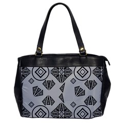 Abstract Pattern Geometric Backgrounds   Oversize Office Handbag by Eskimos