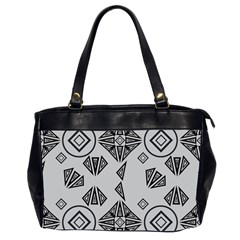 Abstract Pattern Geometric Backgrounds   Oversize Office Handbag (2 Sides) by Eskimos