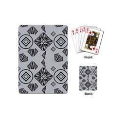 Abstract Pattern Geometric Backgrounds   Playing Cards Single Design (mini) by Eskimos