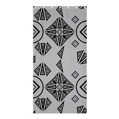 Abstract Pattern Geometric Backgrounds   Shower Curtain 36  X 72  (stall)  by Eskimos