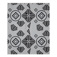 Abstract Pattern Geometric Backgrounds   Shower Curtain 60  X 72  (medium)  by Eskimos