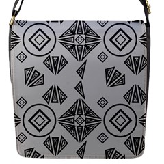 Abstract Pattern Geometric Backgrounds   Flap Closure Messenger Bag (s) by Eskimos