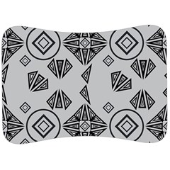 Abstract Pattern Geometric Backgrounds   Velour Seat Head Rest Cushion by Eskimos