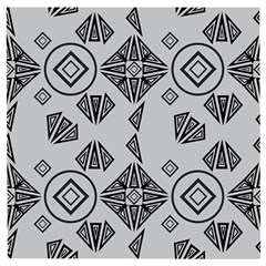 Abstract Pattern Geometric Backgrounds   Wooden Puzzle Square by Eskimos