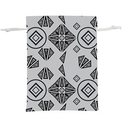 Abstract Pattern Geometric Backgrounds    Lightweight Drawstring Pouch (xl) by Eskimos