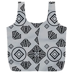 Abstract Pattern Geometric Backgrounds   Full Print Recycle Bag (xxl) by Eskimos